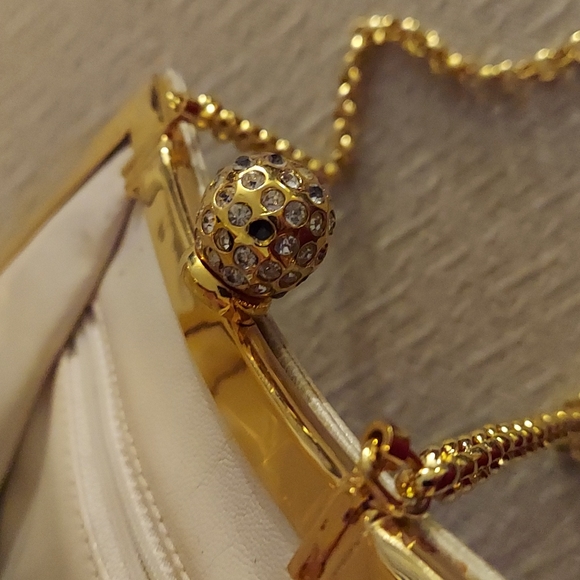 Marlene Gaines Vintage Irredesent Textured Leather Evening Bag - Picture 10 of 12